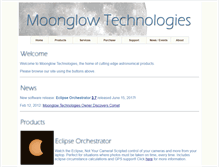 Tablet Screenshot of moonglowtechnologies.com